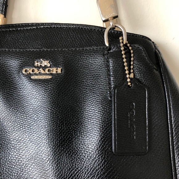 Coach Black Leather Handbag - Picture 2 of 9